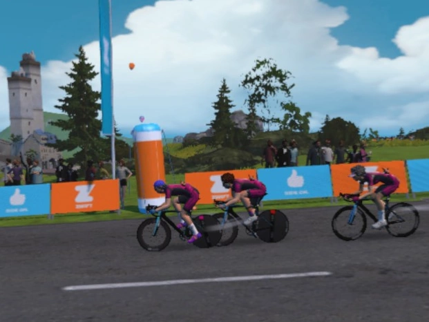 David in cycling gear